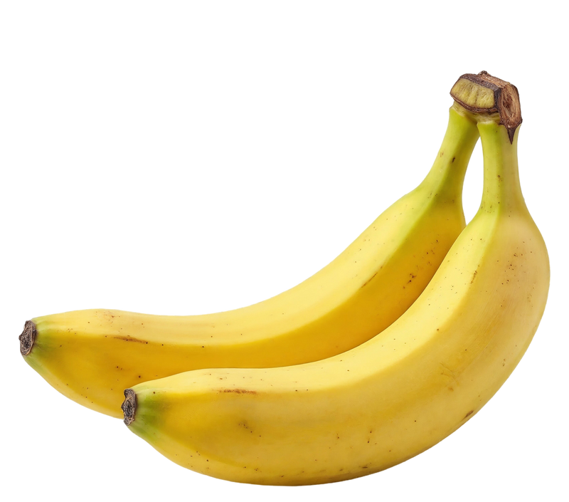 2 organic bananas